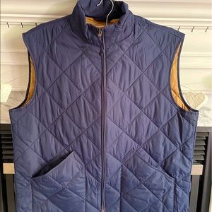 Blue J Crew vest, size XL.